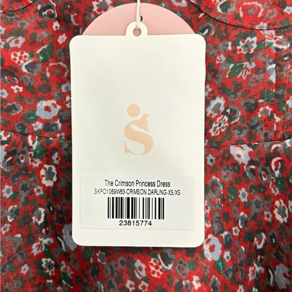 NWT Selkie The Crimson Princess Mini Dress - Picture 13 of 17